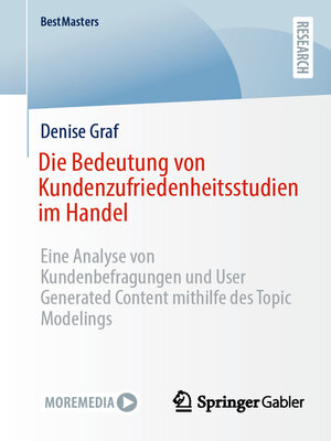 cover image of Die Bedeutung von Kundenzufriedenheitsstudien im Handel